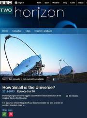 BBC 地平线: 宇宙何其小海报